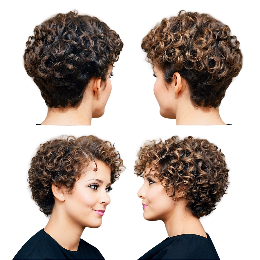 Perm Haircut Integration Png 25