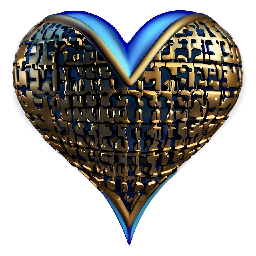 Persian Blue Heart Emoji Png 55