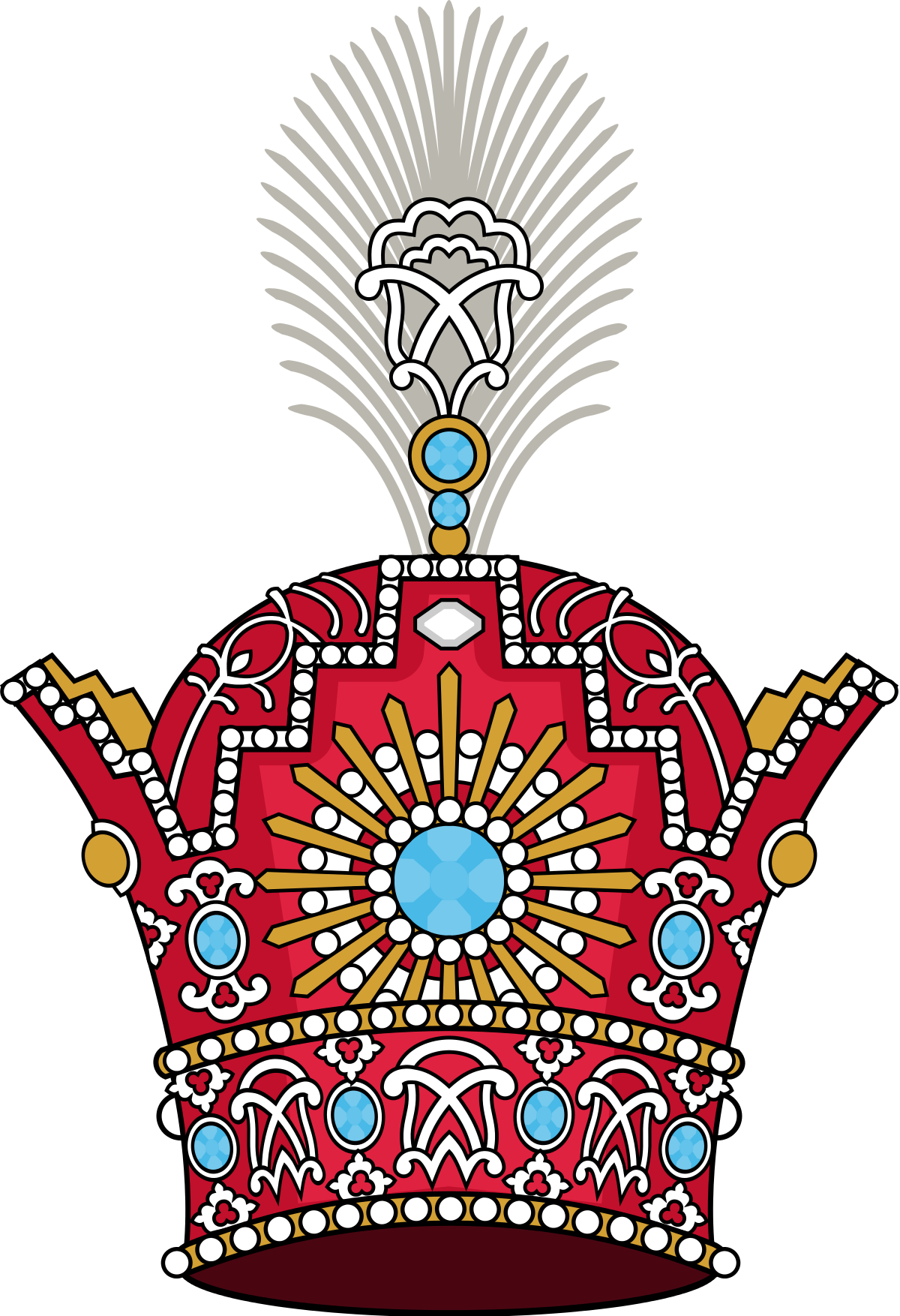 Persian Royal Crown Illustration