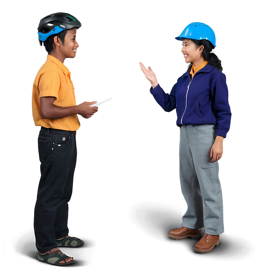 Person Giving Instructions Png 60