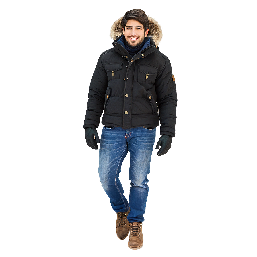 Person In Winter Clothes Png 05042024