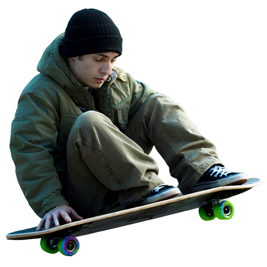 Person On Skateboard Png 05042024