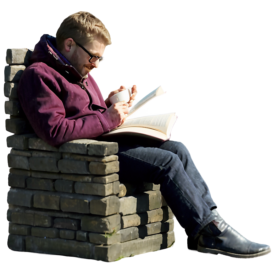 Person Reading Book Png Voq