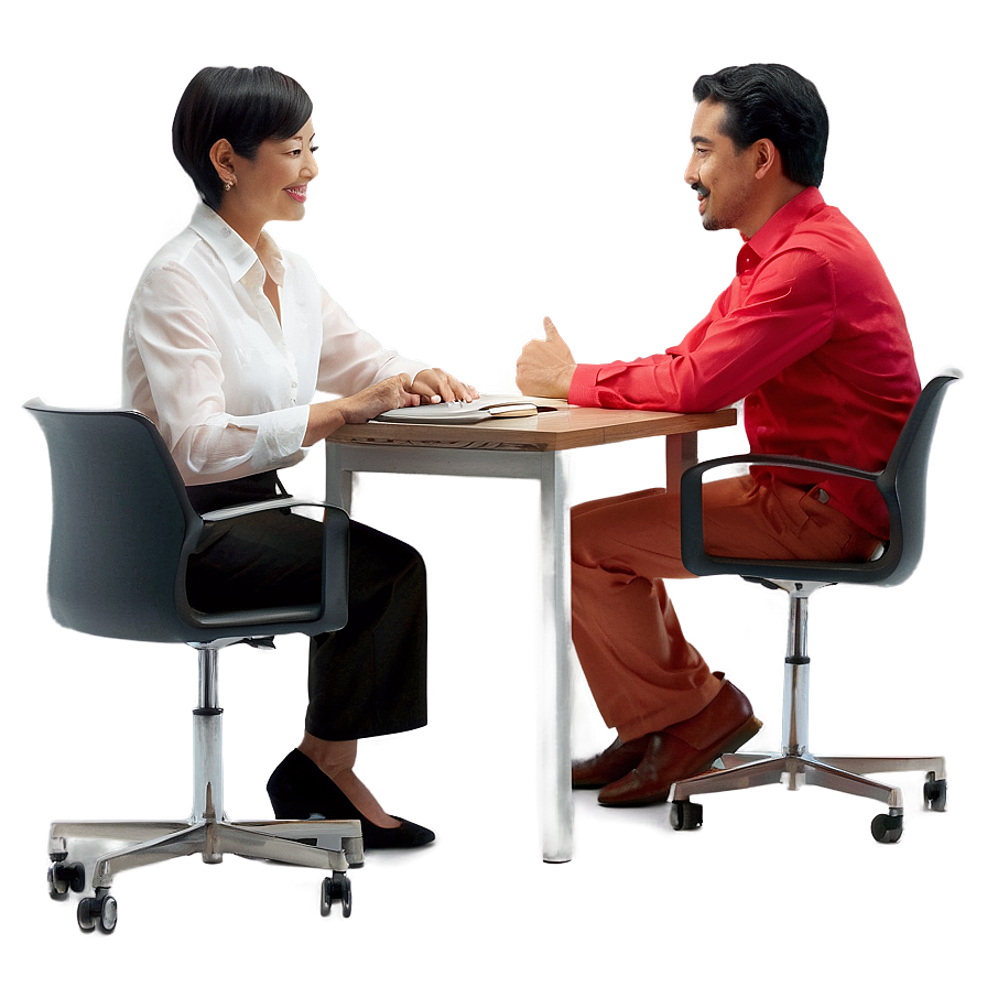 Person Talking At Desk Png Blf