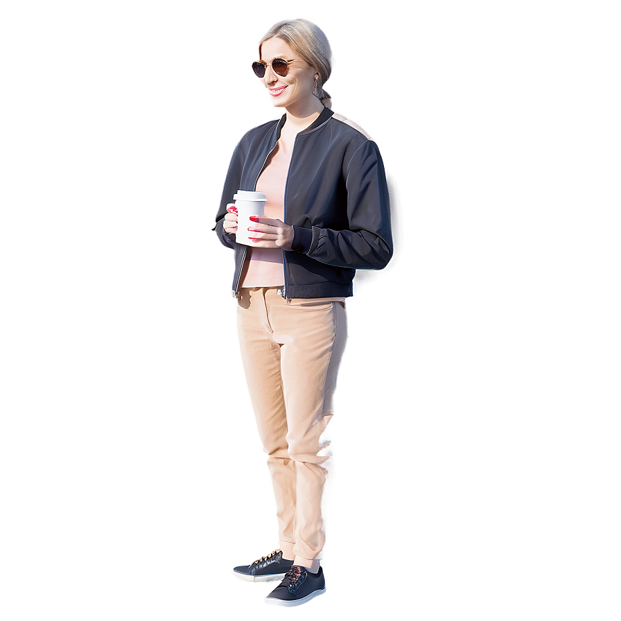 Person With Coffee Png 81