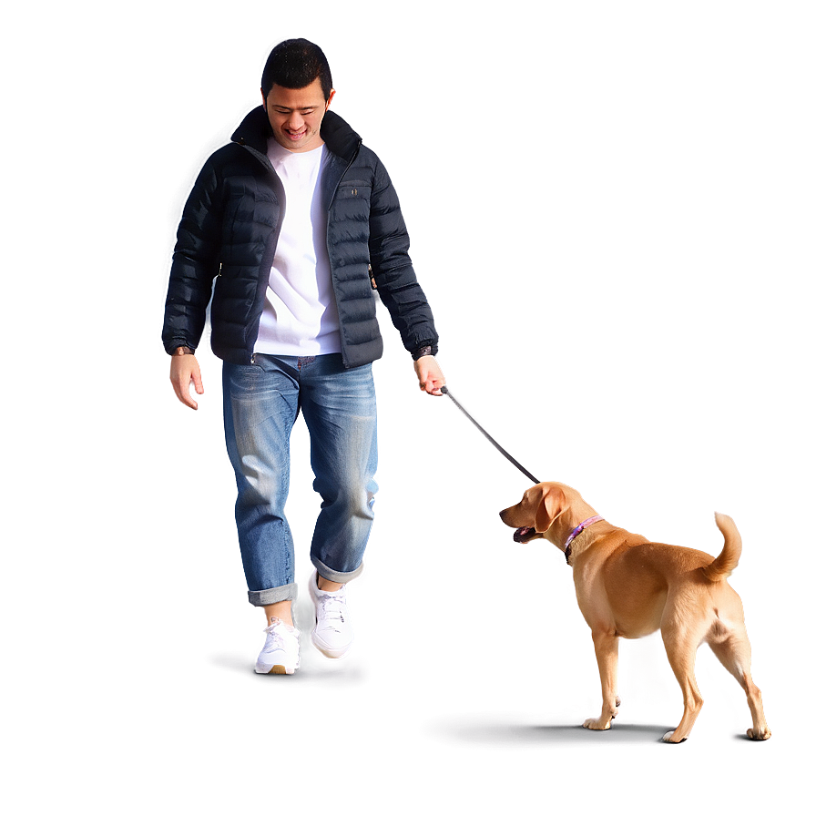 Person With Dog Png Tmv