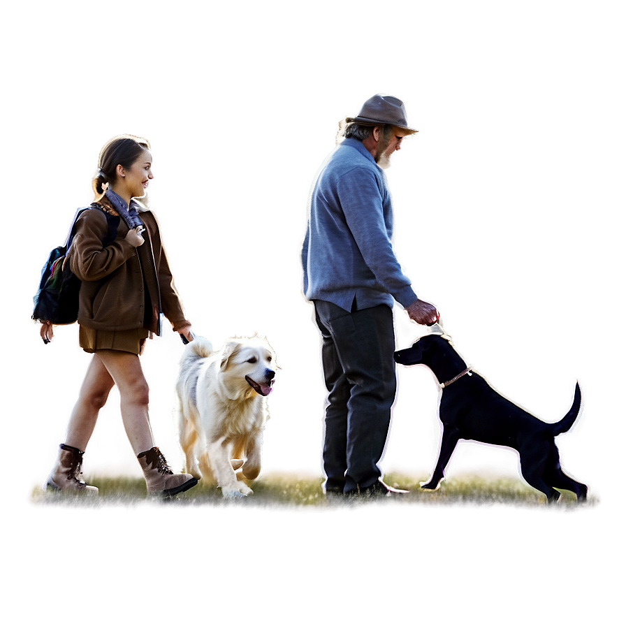 Person With Dog Png Xjs