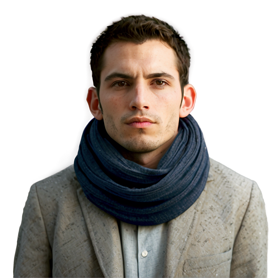 Person With Scarf Png 28