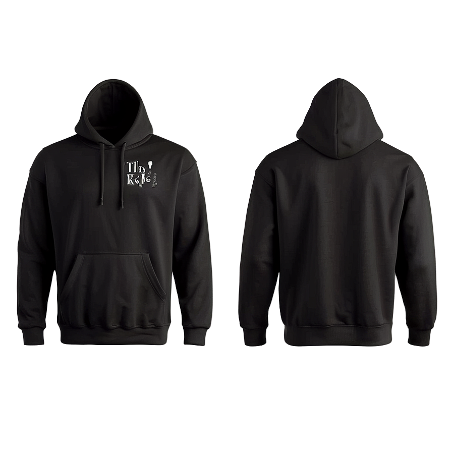 Personalized Black Hoodie Png Yqk