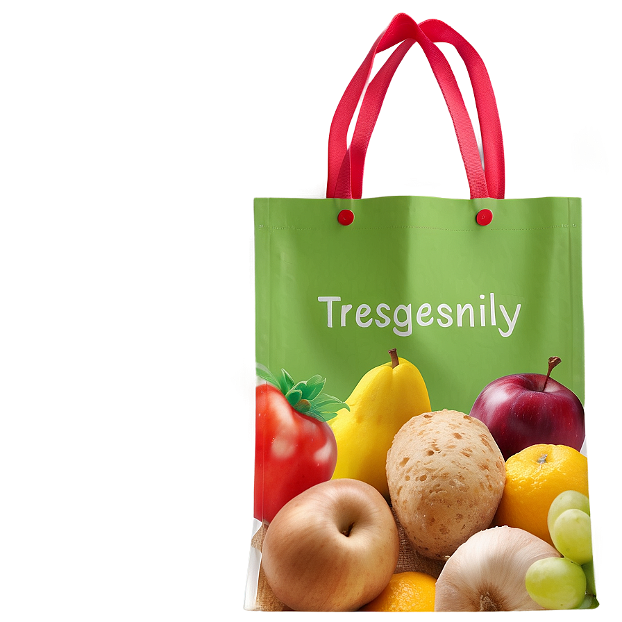 Personalized Grocery Bag Png 9