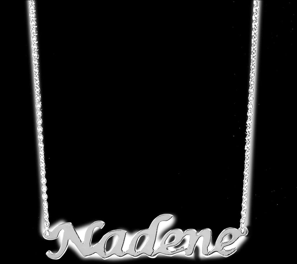 Personalized Nadene Name Necklace