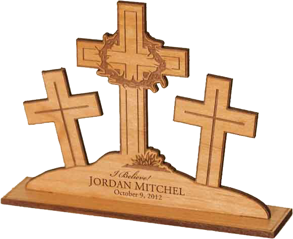 Personalized Wooden Cross Memorial