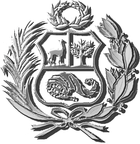 Peruvian National Coatof Arms Emblem