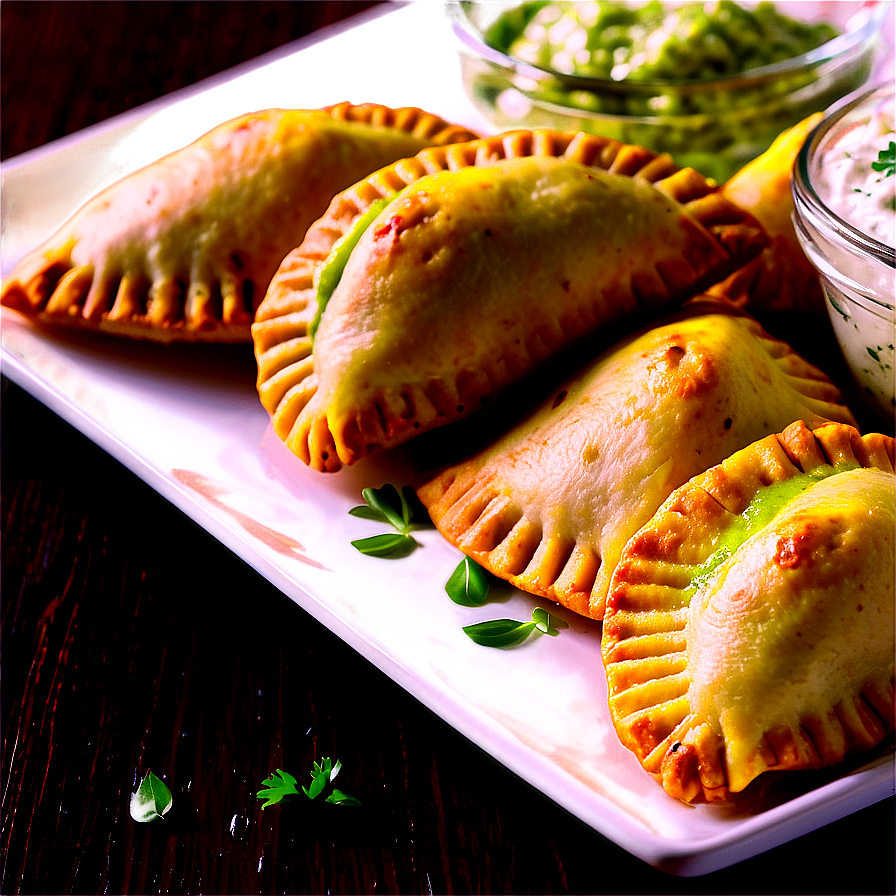 Pesto And Mozzarella Empanadas Png Ega7