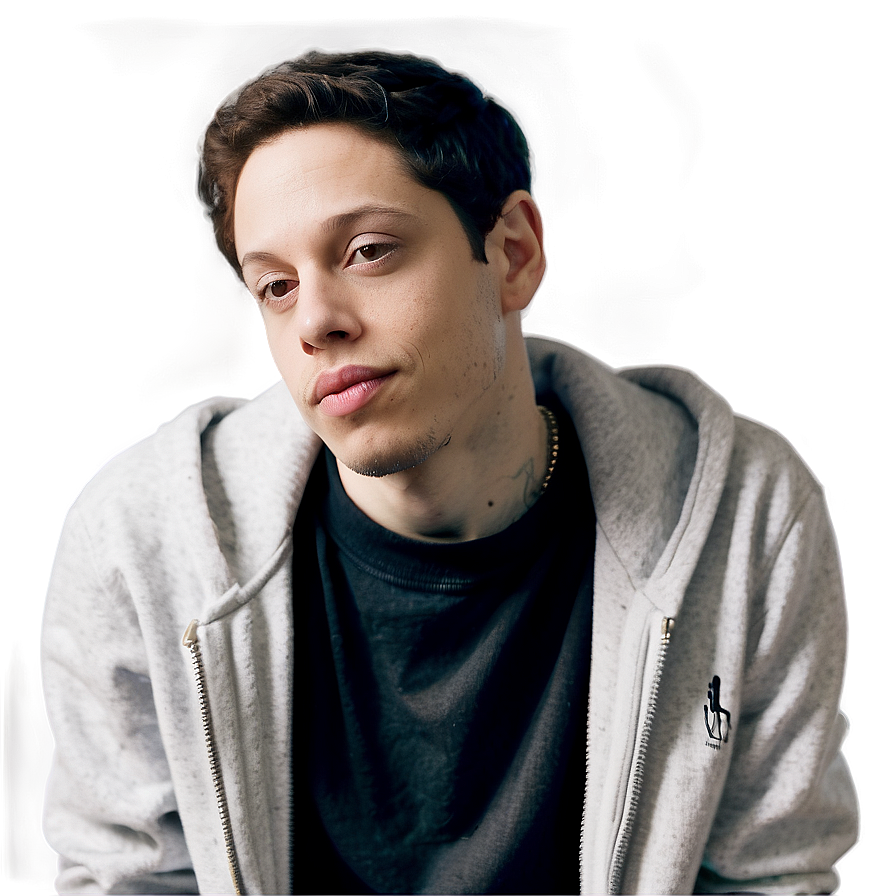 Pete Davidson Black And White Png 80