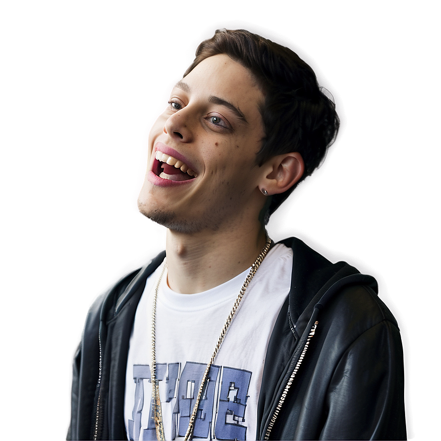 Pete Davidson Laughing Out Loud Png 12