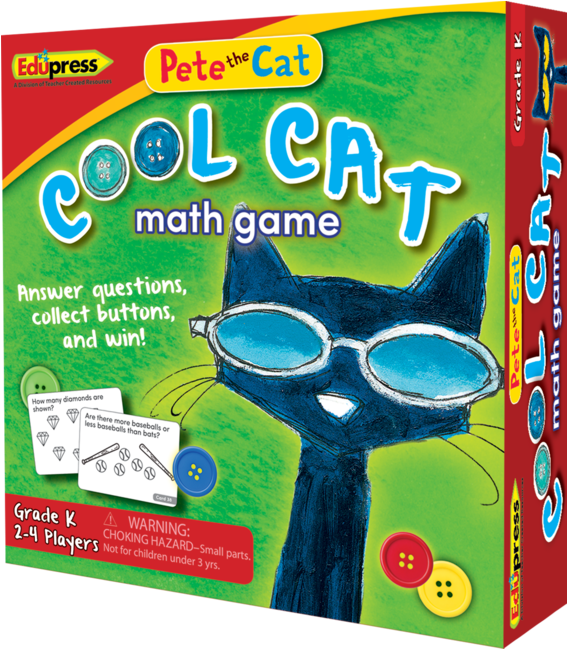 Pete The Cat Cool Cat Math Game Box