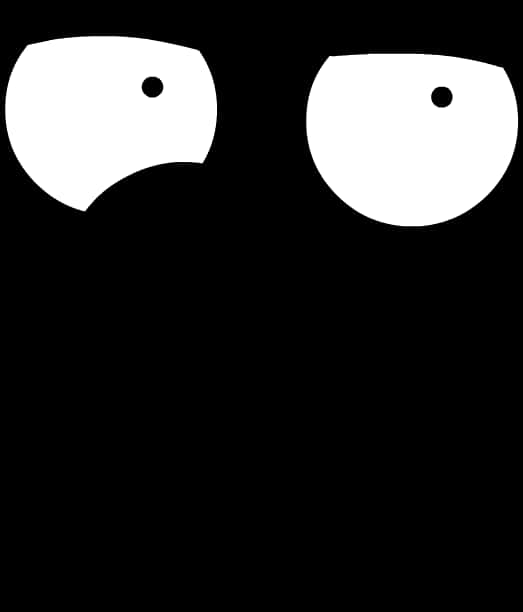 Peter Griffin Eyes Silhouette