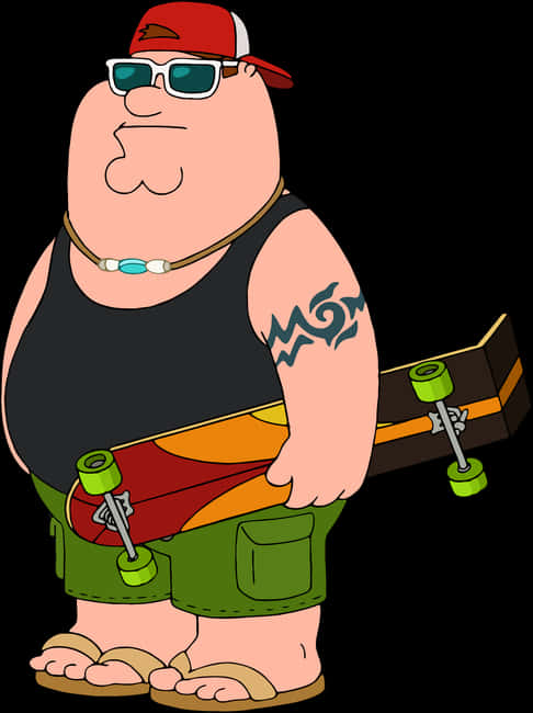 Peter Griffin Skateboarder