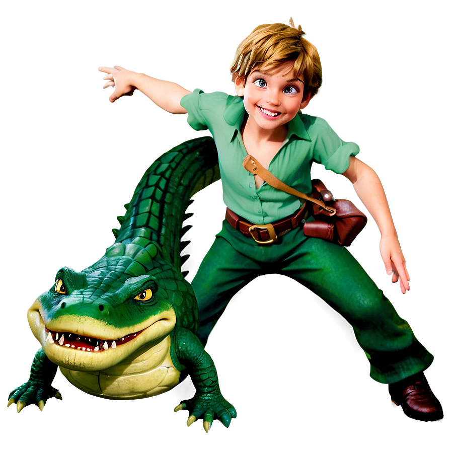 Peter Pan And Crocodile Png 06112024