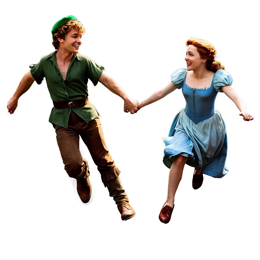 Peter Pan And Wendy Flying Png Ipp