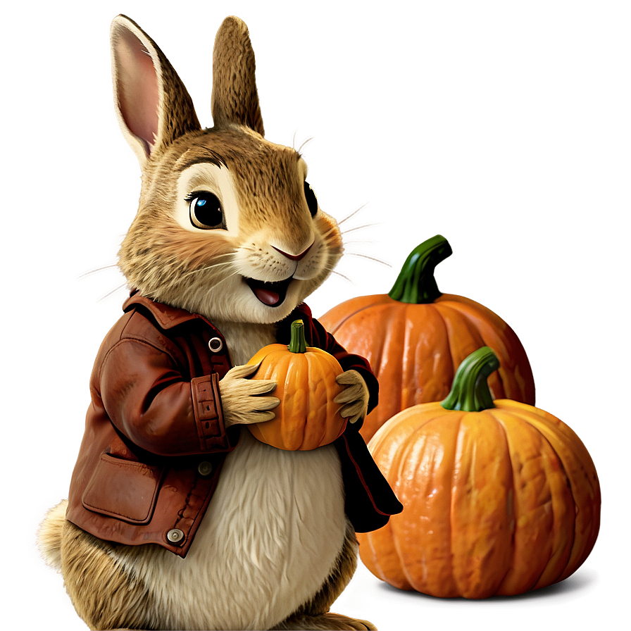 Peter Rabbit And The Pumpkin Patch Png Gxo70