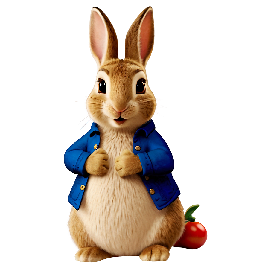 Peter Rabbit Cartoon Design Png 06262024