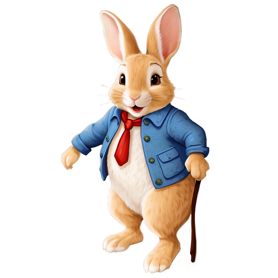 Peter Rabbit Cartoon Design Png 06262024