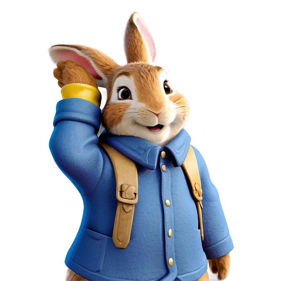 Peter Rabbit In Blue Jacket Png 81