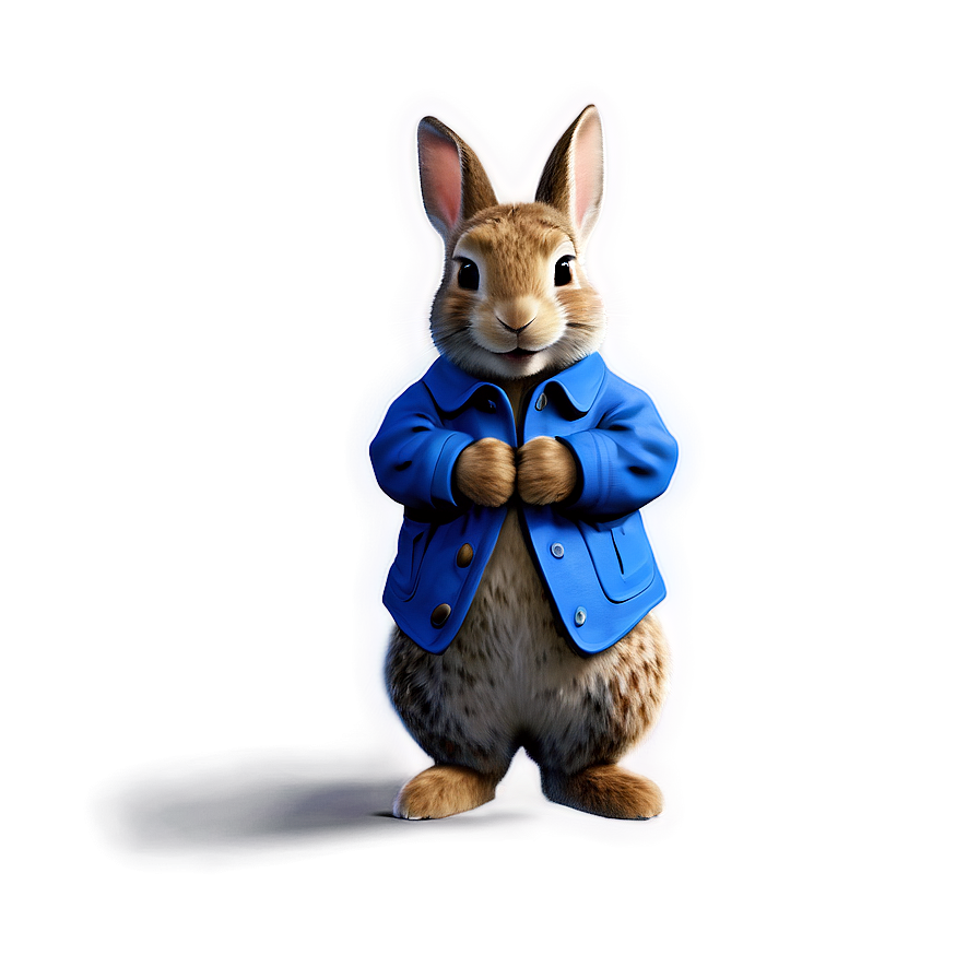 Peter Rabbit In Blue Jacket Png Lco25