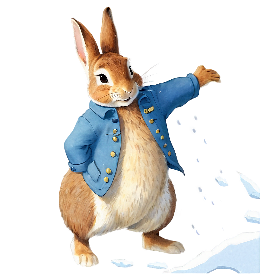 Peter Rabbit In The Snow Png 06262024