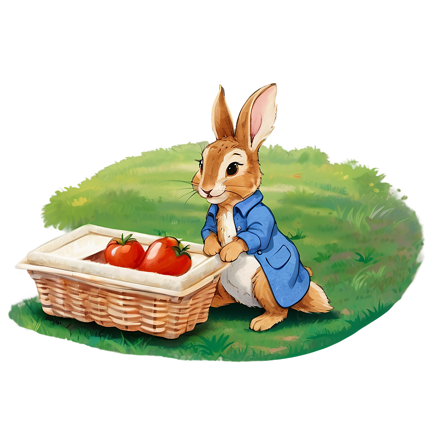 Peter Rabbit Sunny Day Picnic Png Gey27