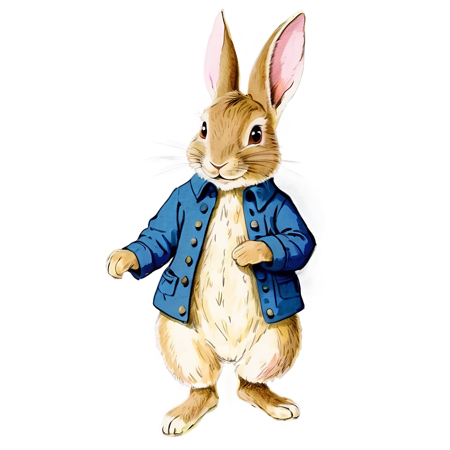 Peter Rabbit Vintage Drawing Png 06262024