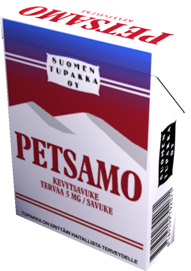 Petsamo Cigarette Pack Finnish Brand