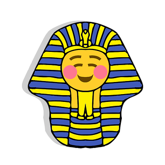 Pharaoh Emoji Hybrid Graphic