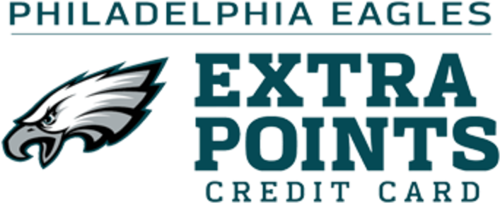 Philadelphia Eagles Extra Points Credit Card Logo