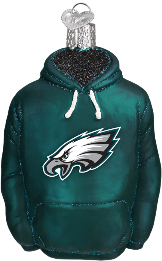 Philadelphia Eagles Hoodie Christmas Ornament