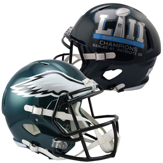 Philadelphia Eagles Super Bowl L I I Champions Helmets