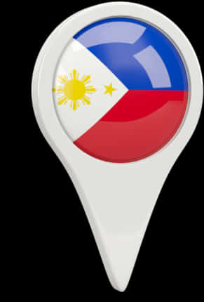 Philippine Flag Map Pin