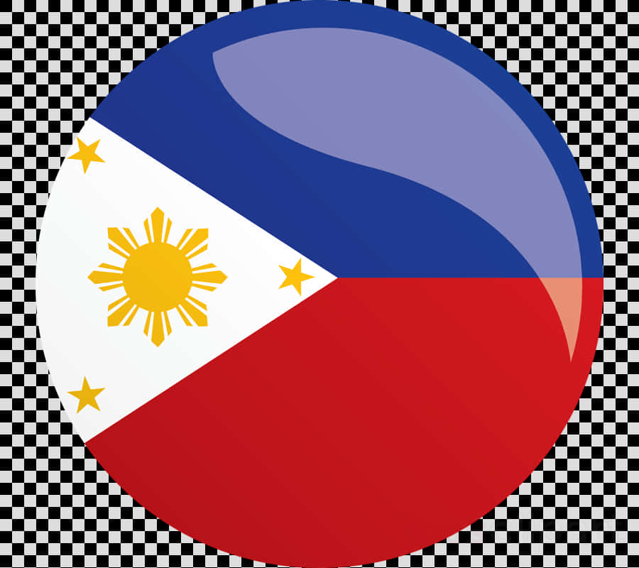 Philippine_ Flag_ Round_ Design