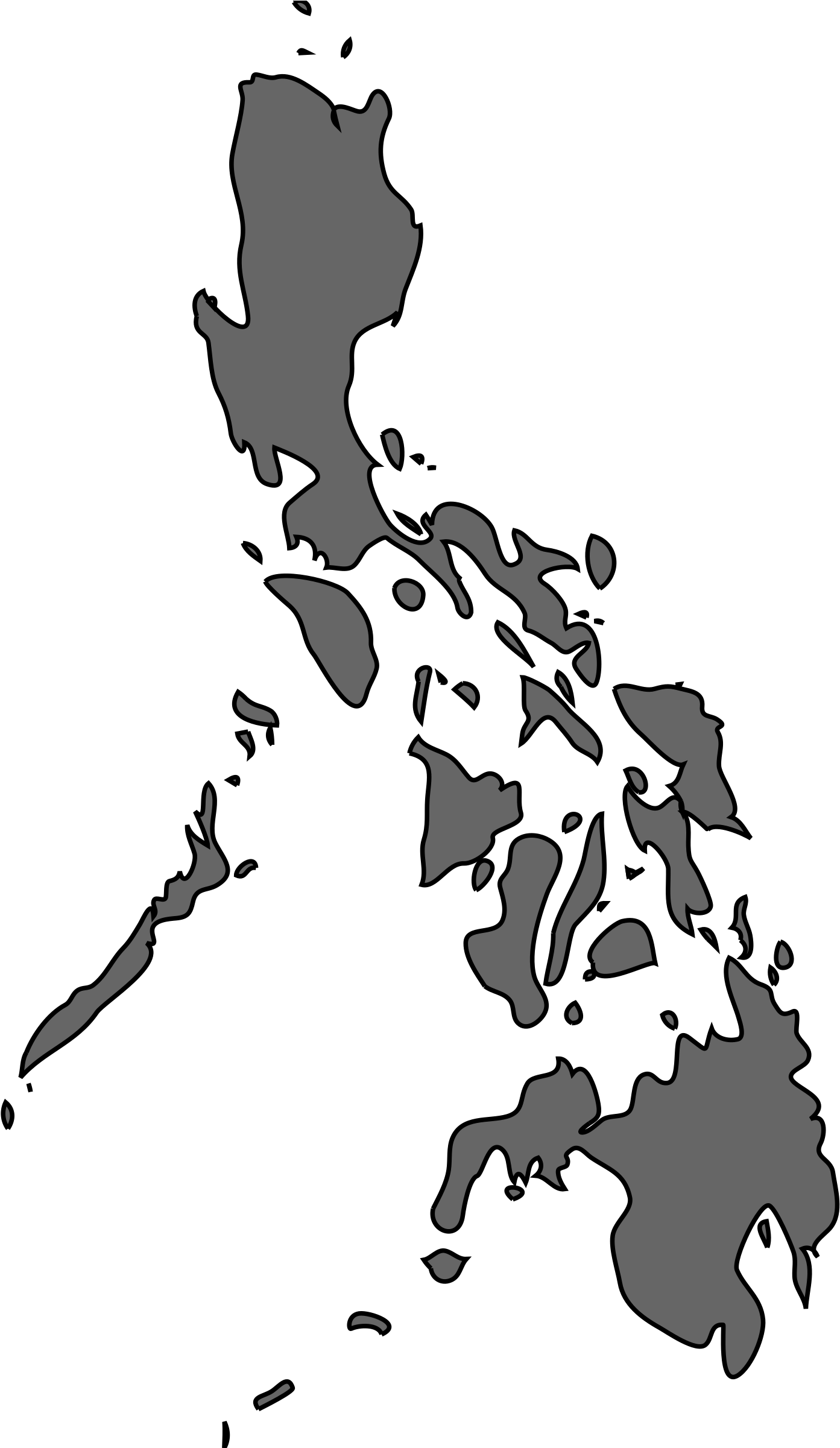 Philippines Outline Map