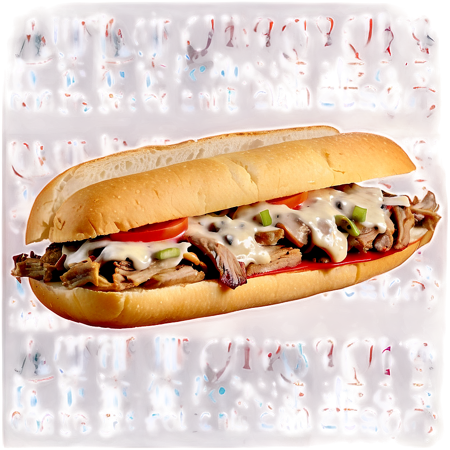 Philly Cheesesteak Chicken Sandwich Png Pxg87