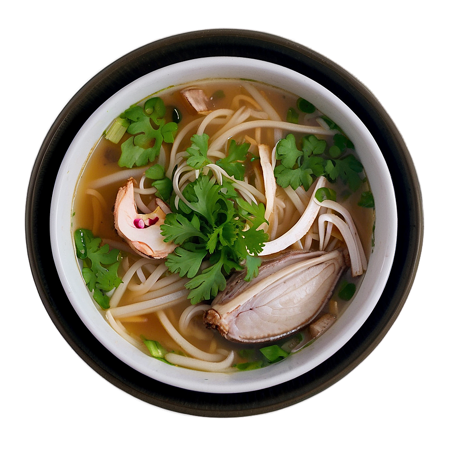 Pho Soup Bowl Top View Png 22