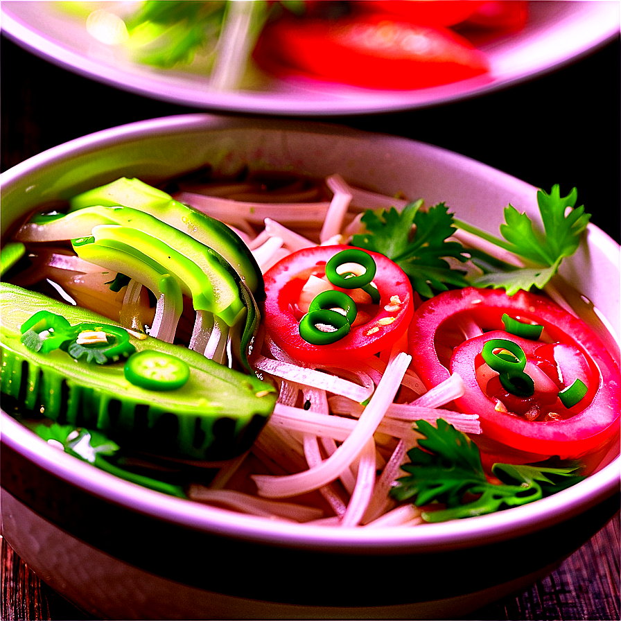 Pho With Crunchy Toppings Png Fbf