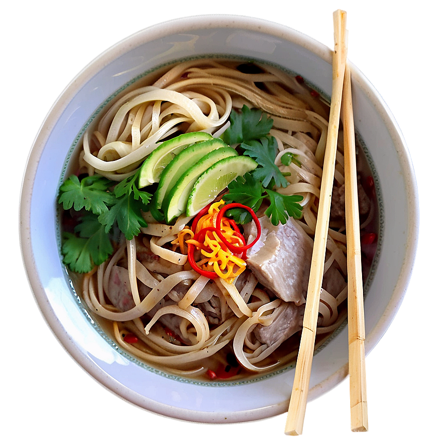 Pho With Egg Noodles Png Rmv58