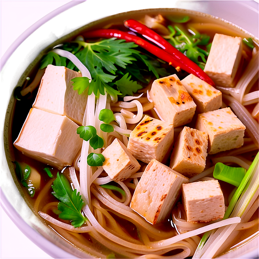 Pho With Tofu Png 47