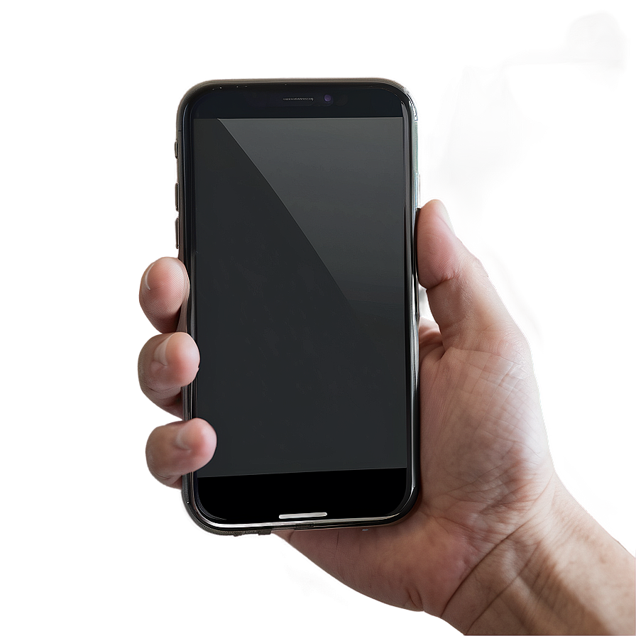 Phone Mockup In Hand Png 11