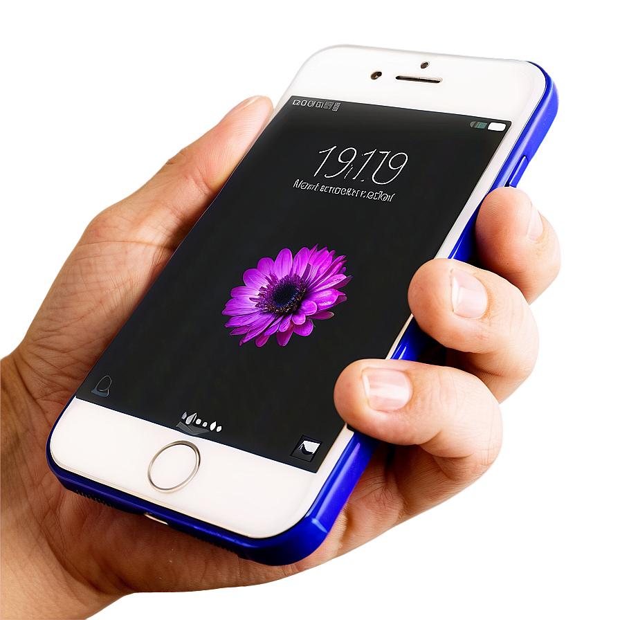 Phone Mockup In Hand Png Stb