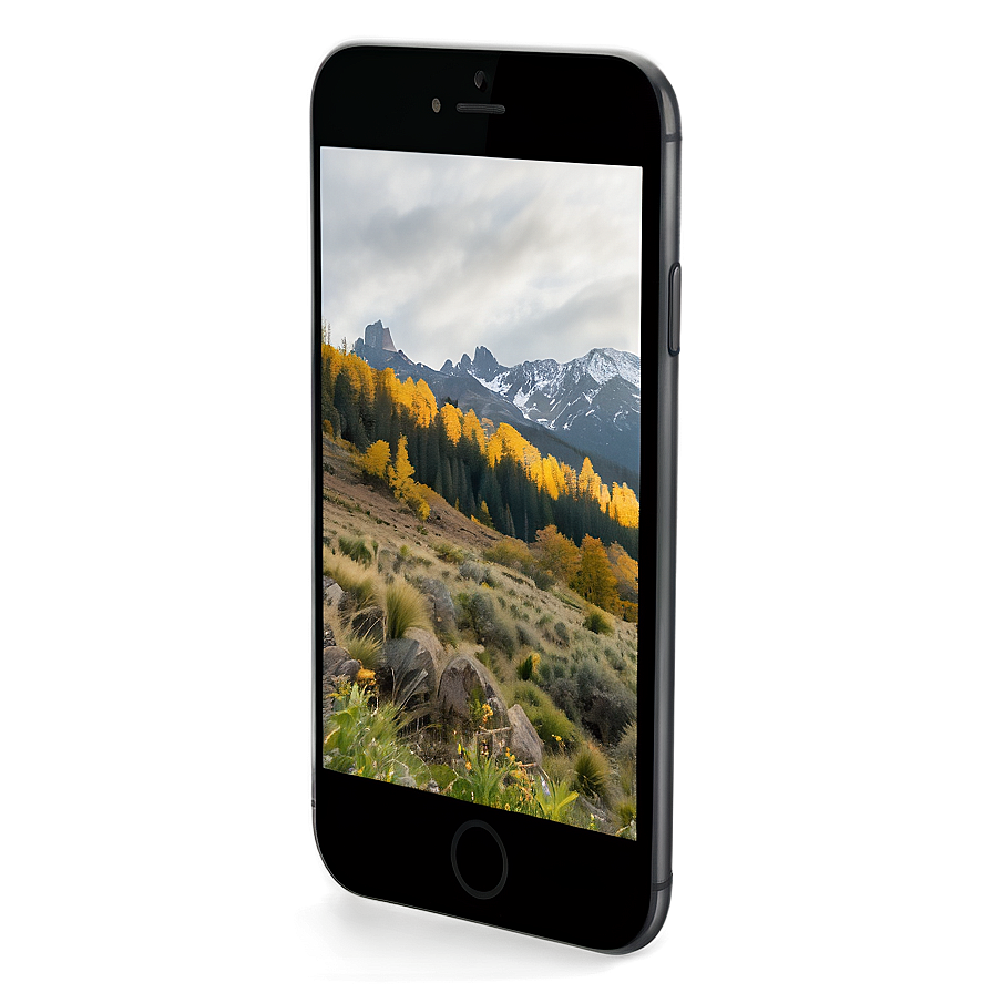 Phone Mockup In Nature Png 42