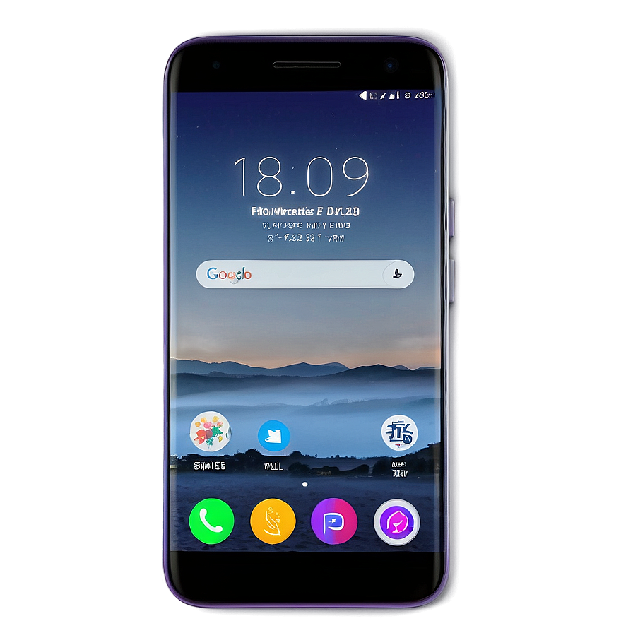 Phone With Bezel-less Display Png Oau83